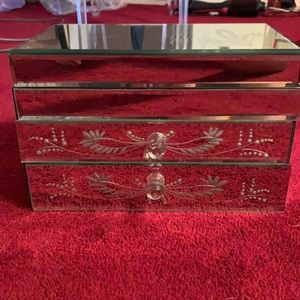 Glass Jewelry Box